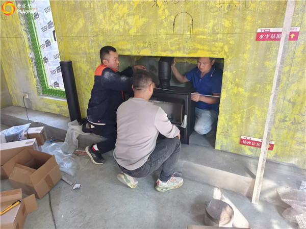 平客壁炉 | 南京山河水别墅英国Fireline嵌入壁炉安装.jpg