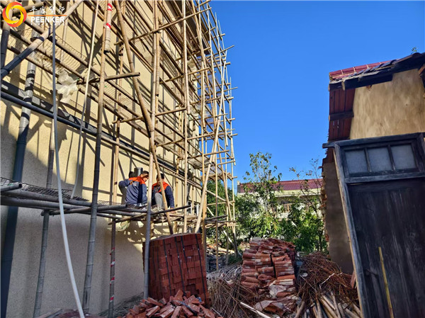 上海浦东别墅丹麦Aduro A17独立式火炉户外烟囱安装.jpg