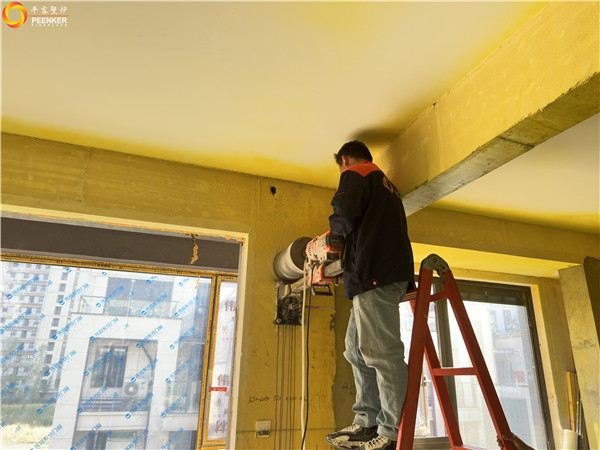 上海铂雅名都别墅丹麦Morso 2110铸铁火炉安装