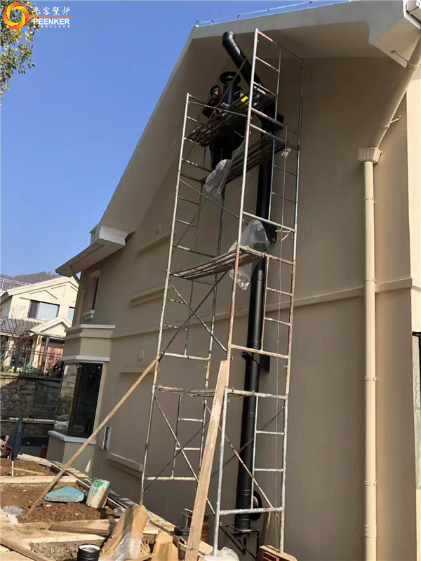 北京静之湖休闲山庄丹麦Morso 5660嵌入壁炉安装.jpg