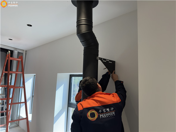 上海青浦别墅丹麦Aduro A17火炉安装.jpg