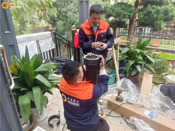 平客壁炉南京碧桂园别墅丹麦Aduro A17独立火炉安装.jpg