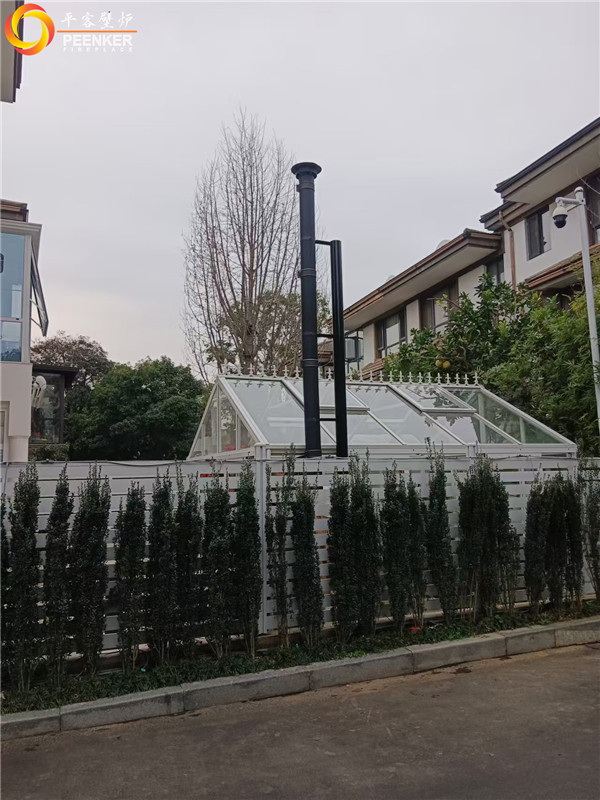 平客壁炉长沙岳麓山公馆阳光房丹麦Aduro 9.1火炉安装.jpg