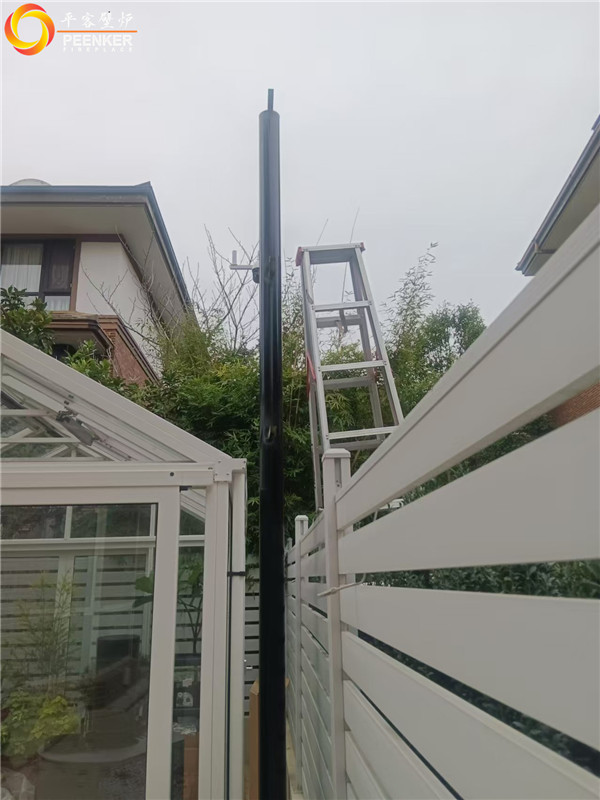 平客壁炉长沙岳麓山公馆阳光房丹麦Aduro 9.1火炉安装.jpg