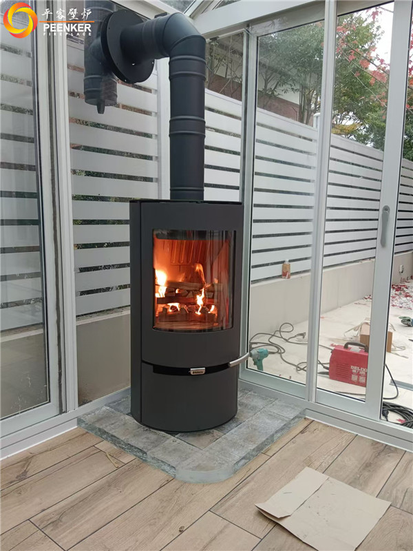 平客壁炉长沙岳麓山公馆阳光房丹麦Aduro 9.1火炉安装.jpg
