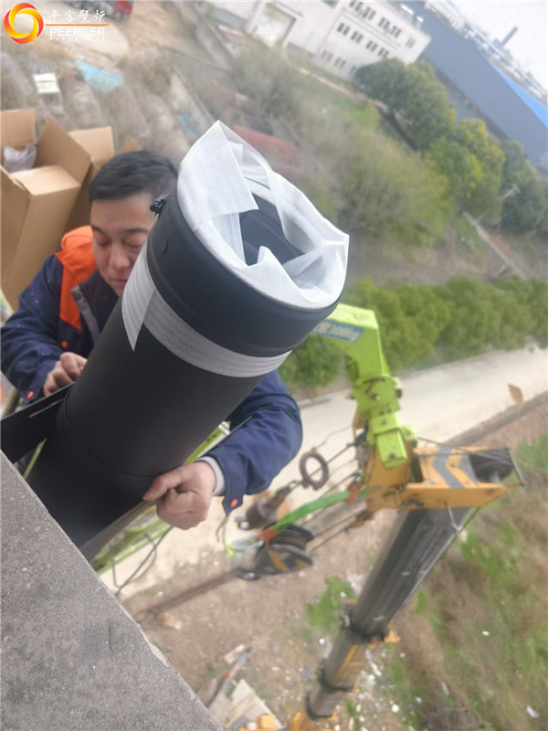 平客壁炉|扬州办公室丹麦Morso 2110铸铁火炉安装.jpg