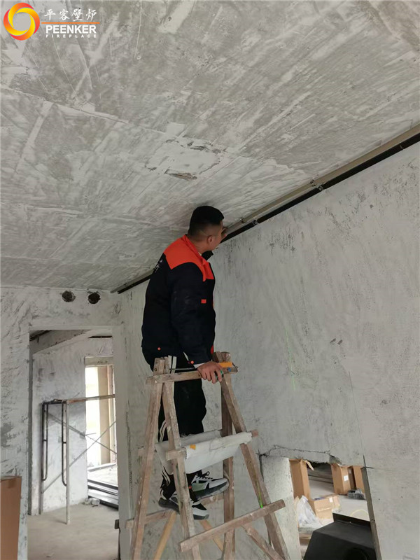 常州美的国宾府丹麦Morso 5660嵌入壁炉安装